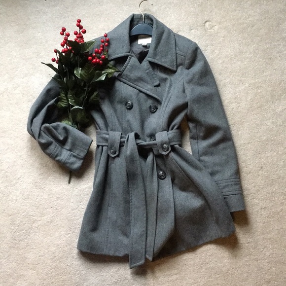 croft & barrow Jackets & Blazers - Croft & Barrow Gray Peacoat